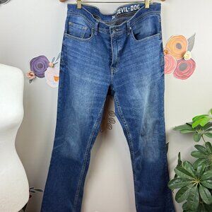Dungarees Men's Devil-Dog Bootcut Fit - Size - 34x30